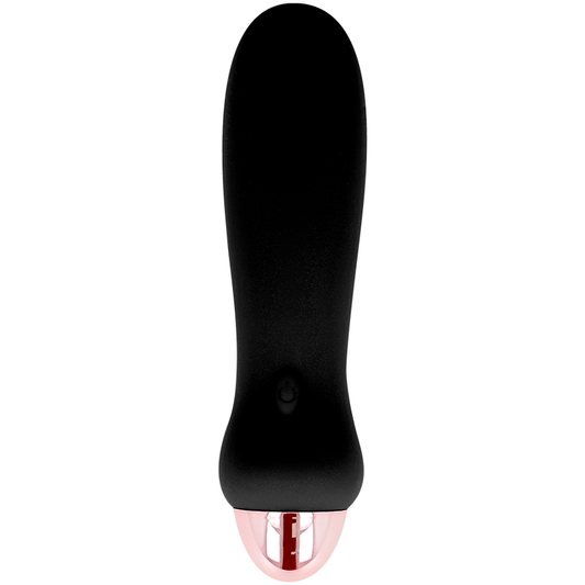 DOLCE VITA - OPLAADBARE VIBRATOR FIVE ZWART 7 SNELHEDEN