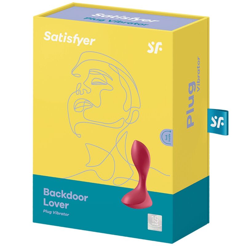SATISFYER - BACKDOOR LOVER TRILLENDE PLUG ROOD