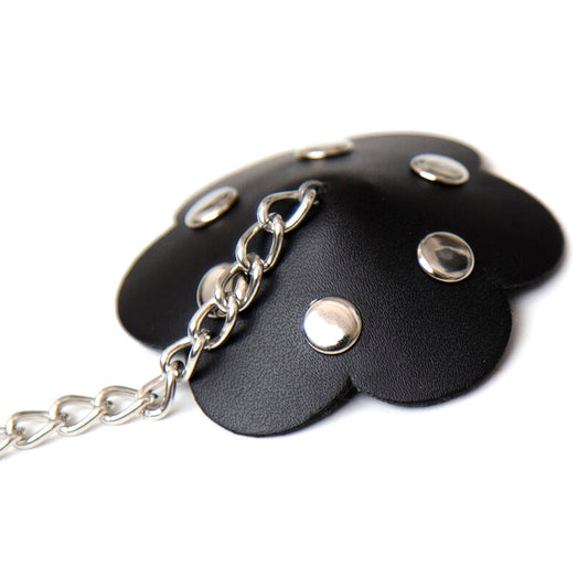 OHMAMA FETISH - PETAL NIPPLE SHIELD MET KETTING