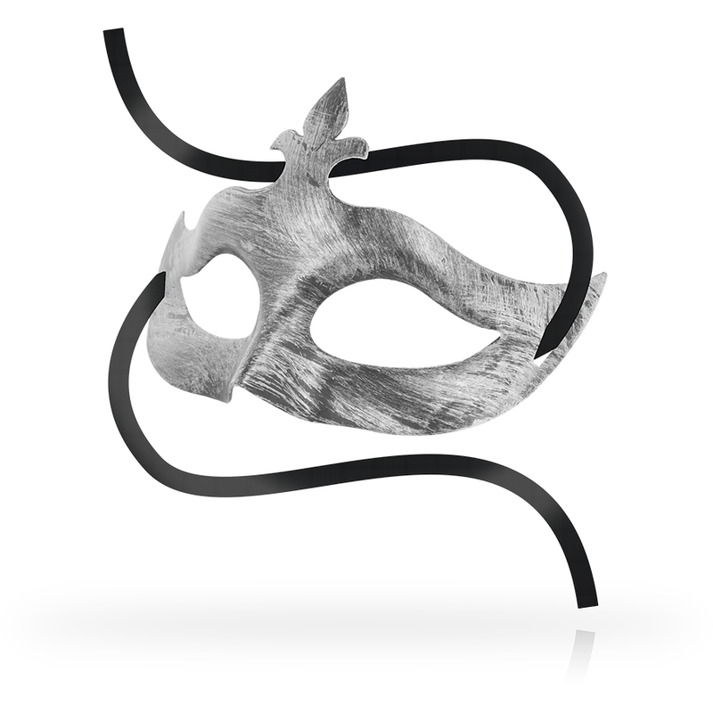 OHMAMA - MASKERS BLOEM DE LIS ZILVEREN MASKER