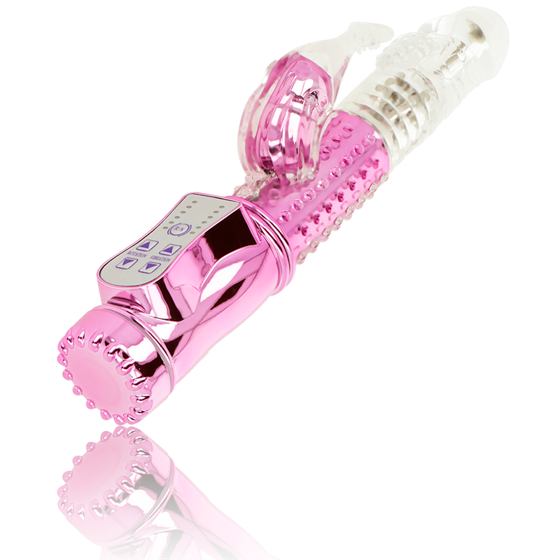 OHMAMA - VIBRATOR MET ROTATIEFUNCTIE EN CLITORISSTIMULATOR