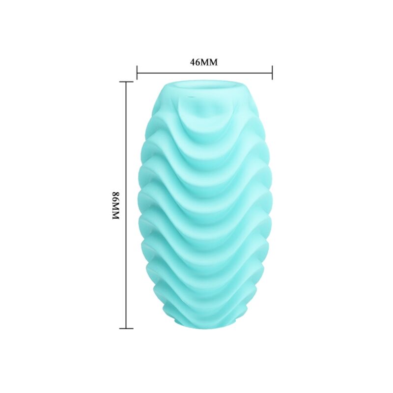 PRETTY LOVE - TURQUOISE DUBBELZIJDIG MASTURBATIE EI
