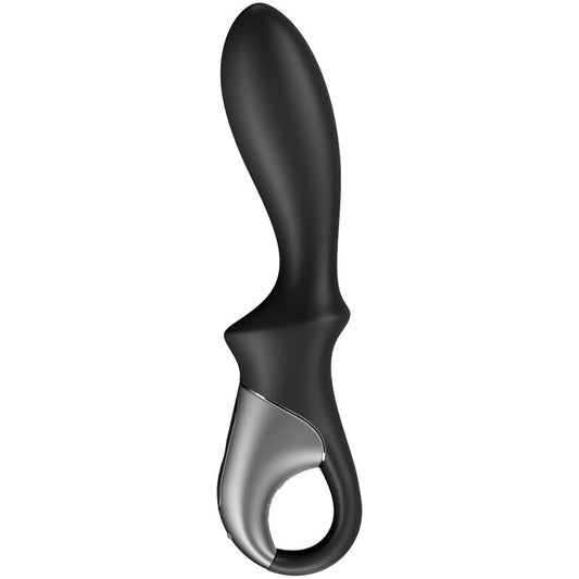 SATISFYER - HEAT CLIMAX ANAL VIBRATOR APP ZWART