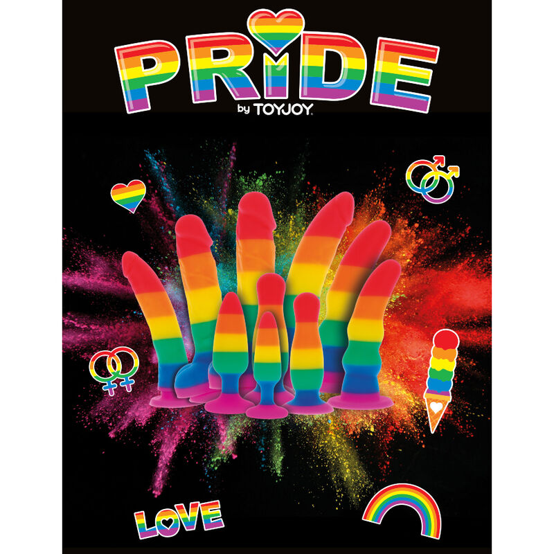PRIDE - LGBT VLAG DILDO 15 CM