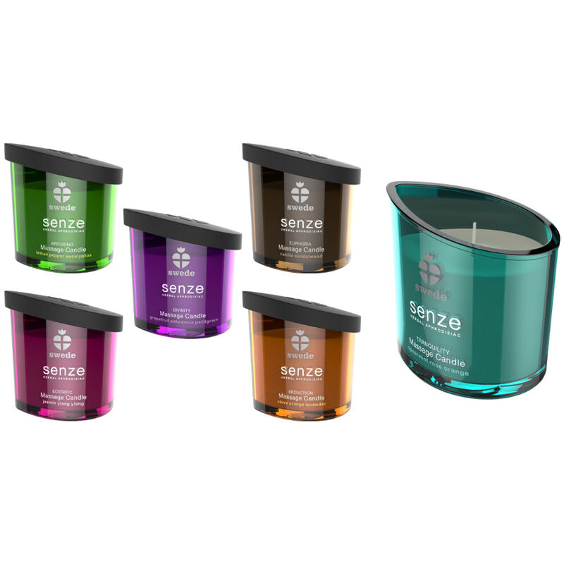 ZWEEF - SENZE DIVINITY MASSAGEKAARS - GRAPEFRUIT, PALMAROSA, PETITGRAIN