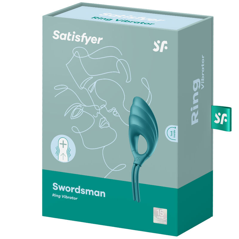SATISFYER - SWORDSMAN VIBRERENDE RING GROEN