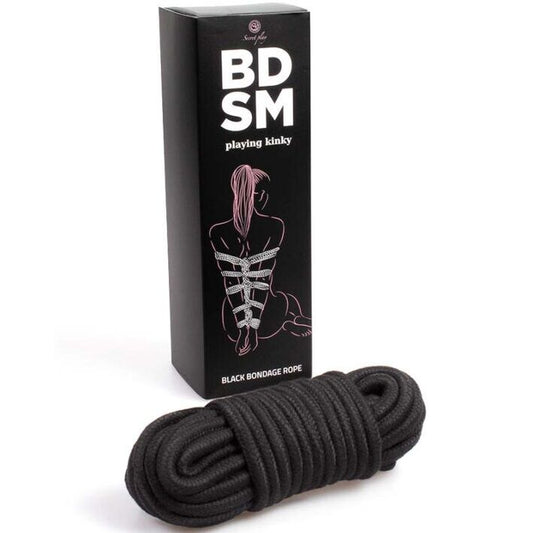 SECRETPLAY - BLACK BONDAGE TOUW BDSM COLLECTIE