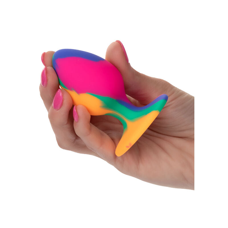 CALEXOTICS - CHEEKY MEDIUM TIE-DYE ANALE PLUG