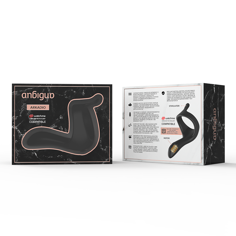 ANBIGUO - ARKADIO KLIER- & PERINEUMSTIMULATOR COMPATIBEL MET WATCHME DRAADLOZE TECHNOLOGIE