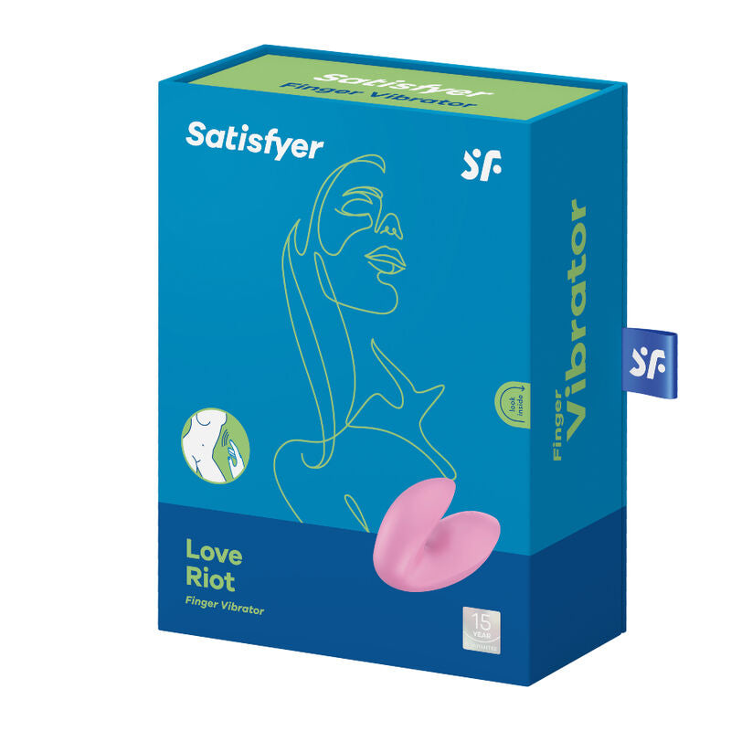 SATISFYER - LOVE RIOT DEDALEINDVIBRATOR ROZE