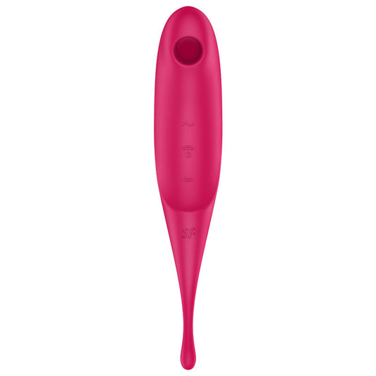 SATISFYER - TWIRLING PRO RODE STIMULATOR EN VIBRATOR