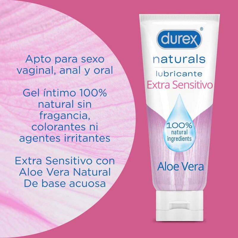 DUREX - NATURALS EXTRA GEVOELIG GLIJMIDDEL 100 ML