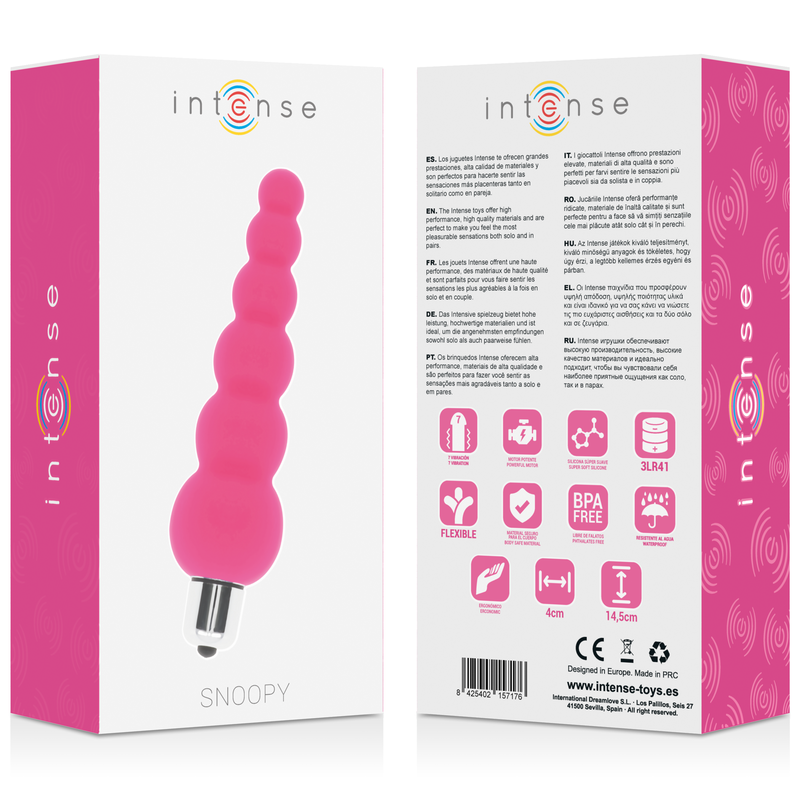 INTENS - SNOOPY 7 SNELHEDEN SILICONEN INTENS - ROZE