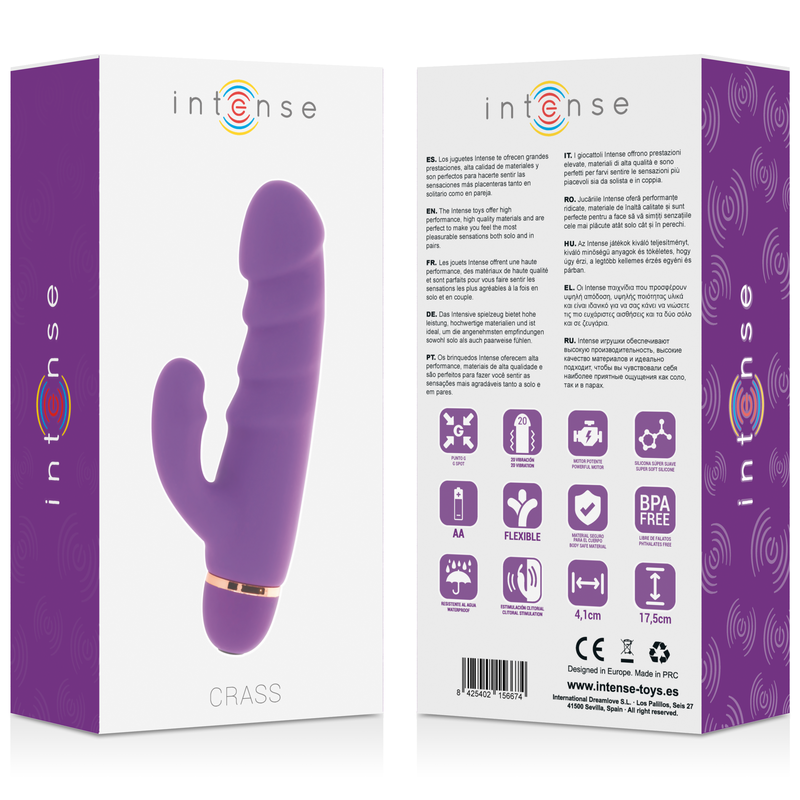 INTENSE - CRASS 20 SNELHEDEN SILICONEN LILA