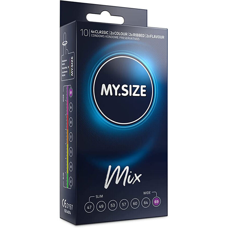 MY SIZE - MIX CONDOMS 69 MM 10 STUKS