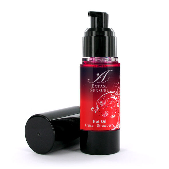 EXTASE SENSUAL - AARDBEI VERWARMENDE STIMULERENDE OLIE 30 ML