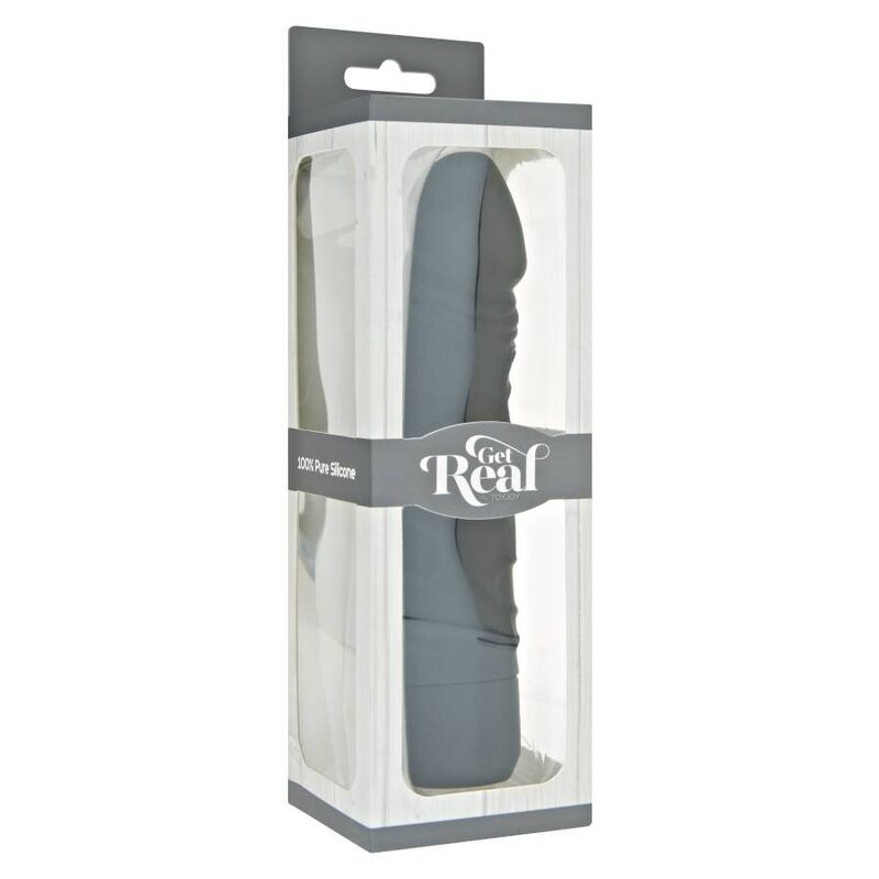 GET REAL - KLASSIEKE ORIGINELE ZWARTE VIBRATOR