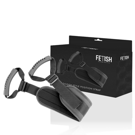 FETISH SUBMISSIVE - DOGGYSTYLE TUIGJE MET NEOPREEN VOERING