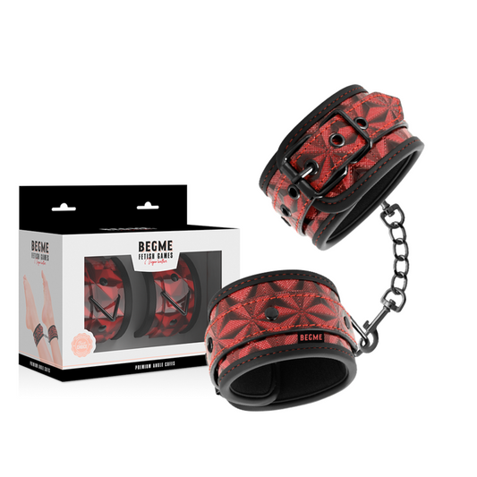BEGME - RED EDITION PREMIUM ENKELBANDEN MET NEOPREEN VOERING