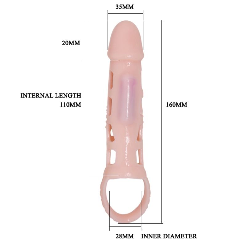 PRETTY LOVE - HARRISON PENISVERLENGER HOES MET TRILLING EN BANDJE 13,5 CM