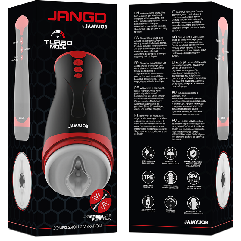 JAMYJOB - JANGO COMPRESSIE- EN TRILLINGMASTURBATOR