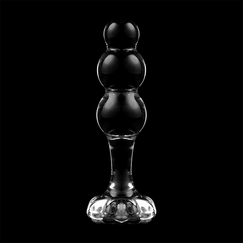 NEBULA-SERIE VAN IBIZA - MODEL 1 TRANSPARANT KRISTALLEN ANALE PLUG 10,5 CM -Ø- 3 CM