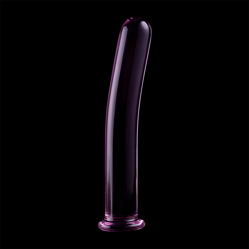 NEBULA SERIE VAN IBIZA - MODEL 8 DILDO KRISTAL ROZE 14,5 CM -O- 2 CM