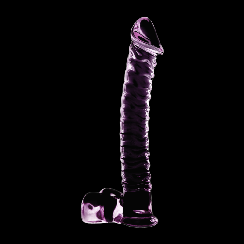 NEBULA SERIE VAN IBIZA - MODEL 23 KRISTALLEN DILDO ROZE 21,5 CM -O- 4 CM