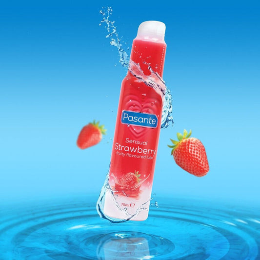 PASANTE - GLIJMIDDEL MET AARDBEISMAAK 75 ML