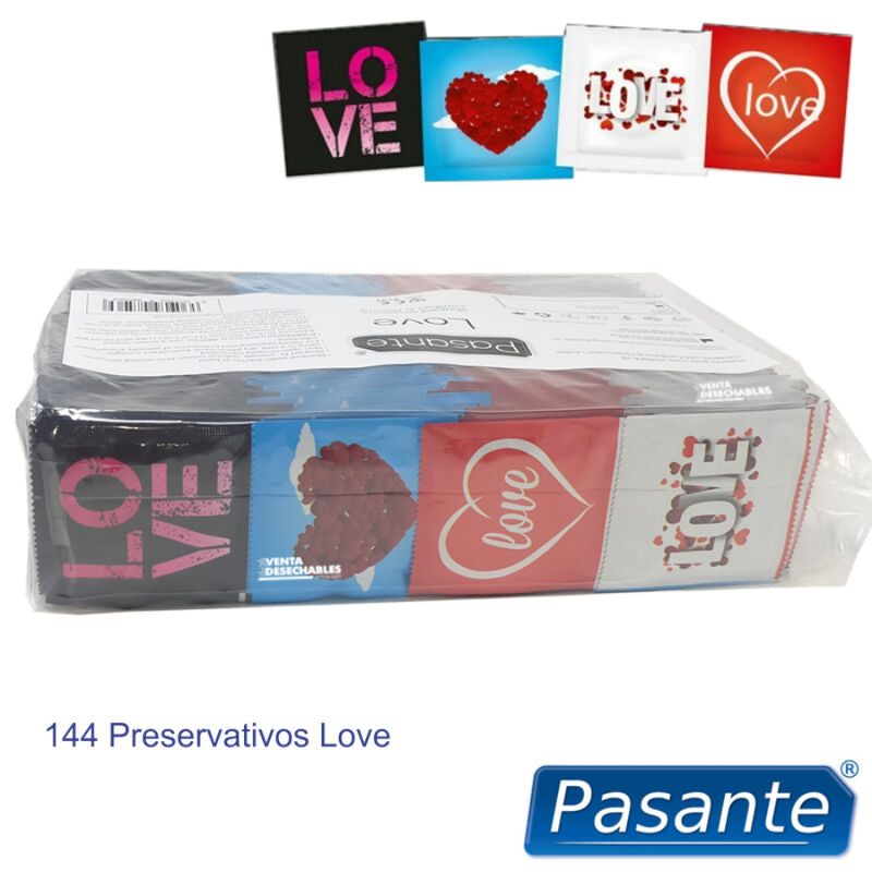 PASANTE - CONDOMS LOVE BAG 144 STUKS