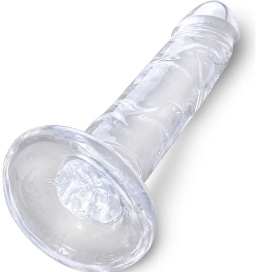 KING COCK - REALISTISCHE DOORZICHTIGE PENIS 15,5 CM TRANSPARANT