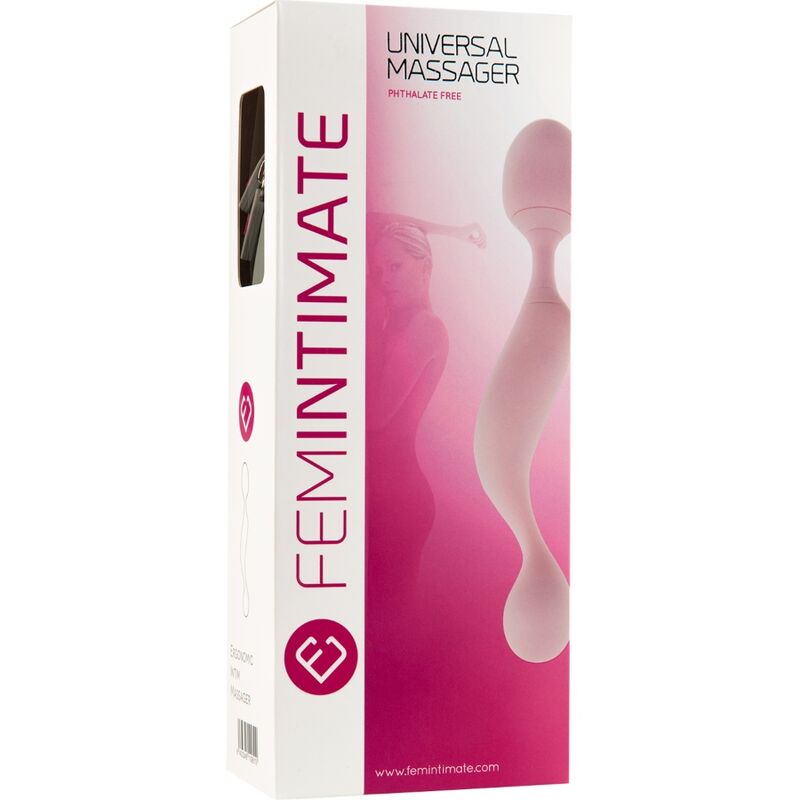 FEMINTIMATE - UNIVERSELE MASSAGER SILICONEN VIBRATOR ROZE