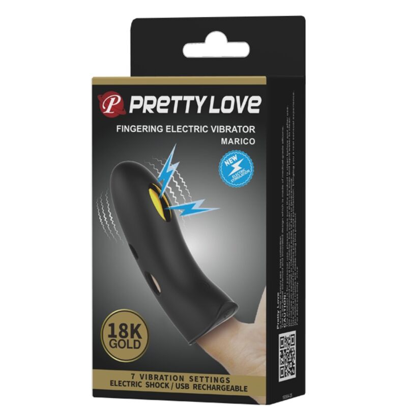 PRETTY LOVE - MARICO BLACK ELEKTROSTIMULATOR VINGERSLAAF