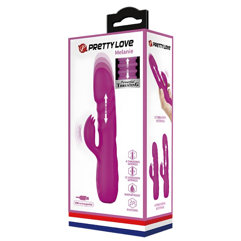 PRETTY LOVE - MELANIE PAARSE OPLAADBARE KONIJN VIBRATOR
