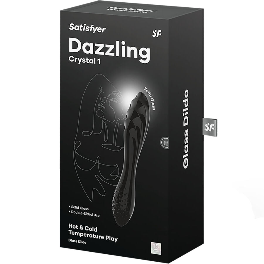 SATISFYER - DAZZLING CRYSTAL ZWART