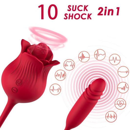 ARMONY - ROSELIP LIKKENDE TRILLERIGE CLIT & VIBRATOR ROOD