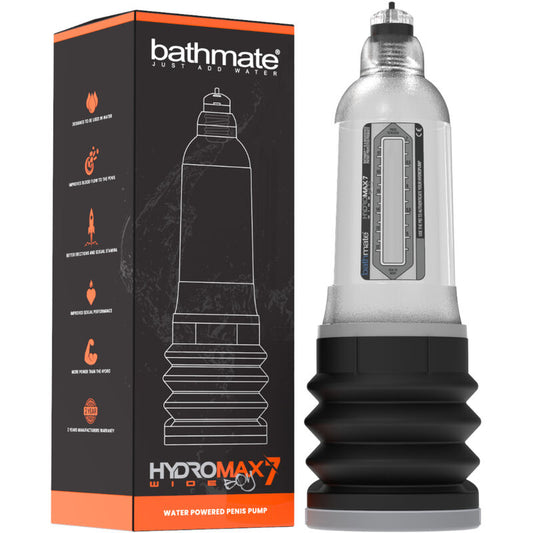BATHMATE - HYDROMAX 7 WIDE BOY X30 TRANSPARANT
