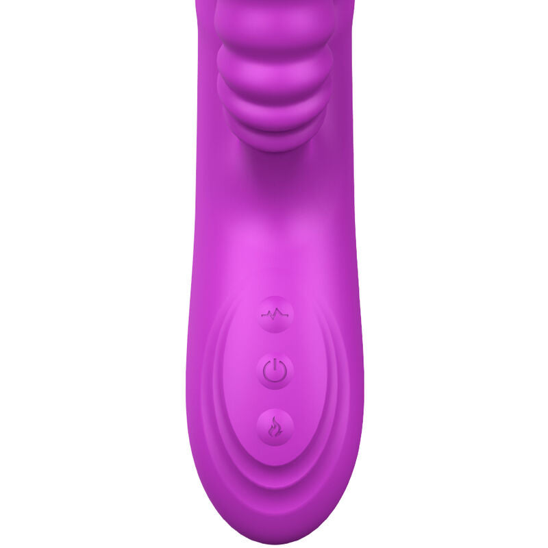 ARMONY - ANGELIA MULTIFUNCTIONELE VIBRATOR DUBBELE TONG PAARS WARMTE-EFFECT