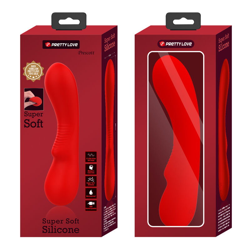 PRETTY LOVE - PRESCOTT OPLAADBARE VIBRATOR ROOD