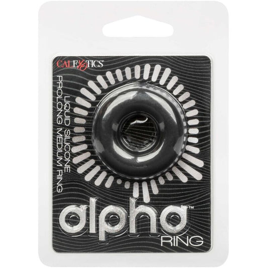 CALEXOTICS - ALPHA PROLONG MEDIUM RING ZWART