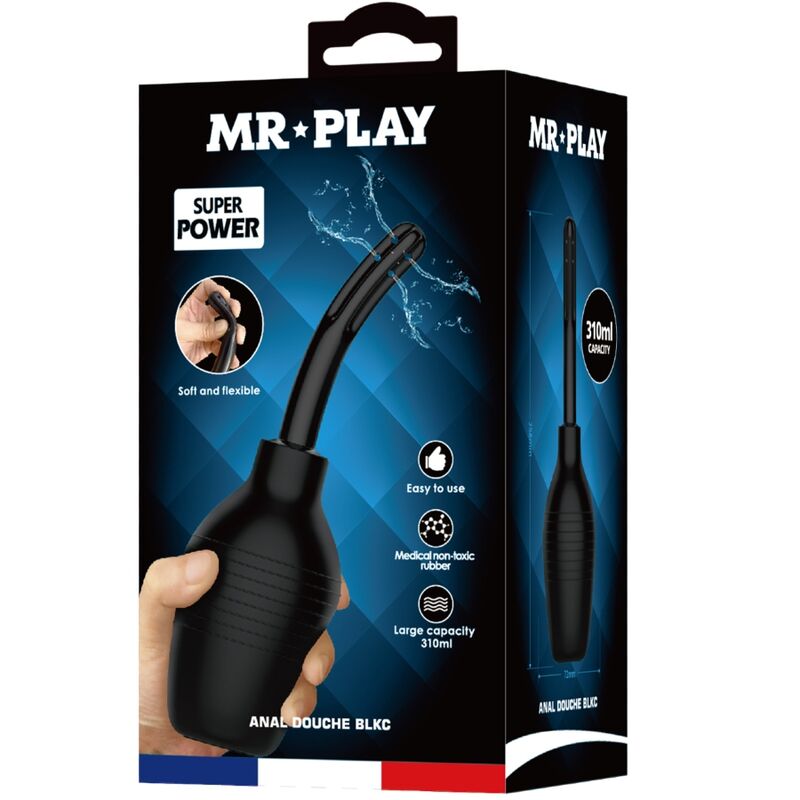 MR PLAY - ANAAL DOUCHE BLKC SUPER POWER ZWART