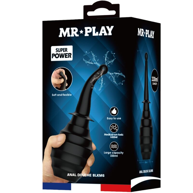 MR PLAY - ANALE DOUCHE BLKM6 SUPER POWER ZWART