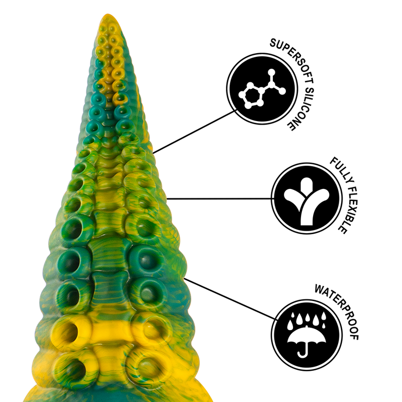 EPIC - CETUS GROENE TENTAKEL DILDO KLEIN FORMAAT