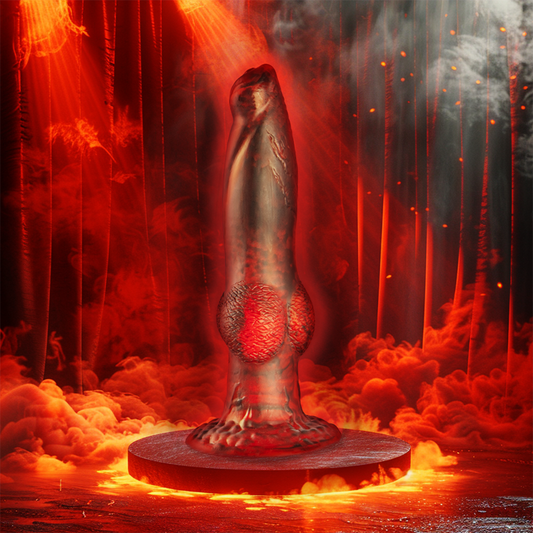 EPIC - PROMETHEUS DILDO TITAN IN VLAMMEN OPLAADBARE AFSTANDSBEDIENING
