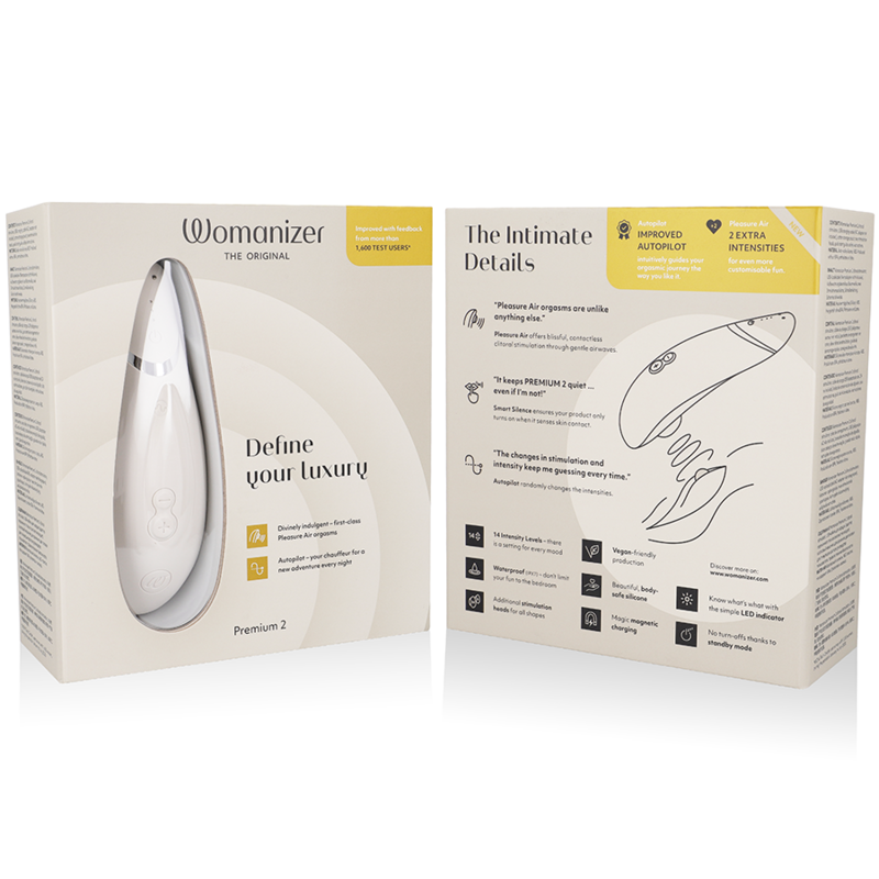 WOMANIZER - PREMIUM 2 CLITORALE STIMULATOR WARM GRIJS