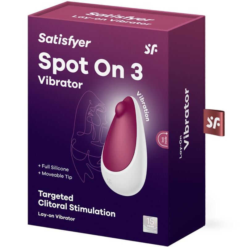 SATISFYER - SPOT ON 3 KLITORISSTIMULATOR BERRY