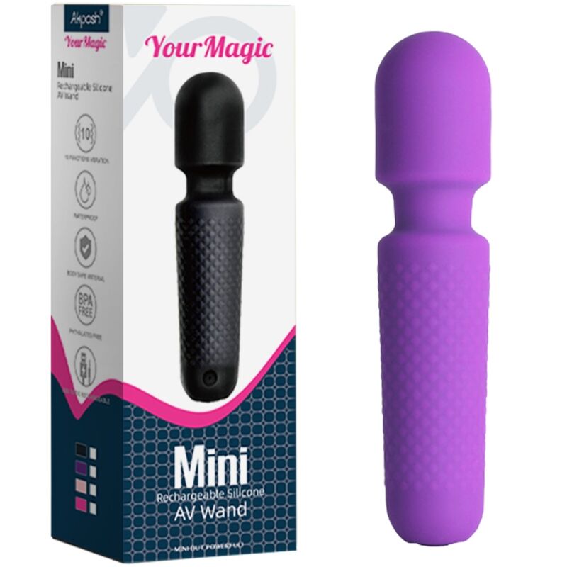 ARMONY - UW MAGISCHE MASSEUR & VIBRATOR OPLAADBAAR 10 TRILLINGEN WAND DOTS PAARS