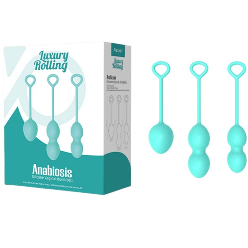 ARMONY - ANABIOSIS VAGINALE DUMBBELL 3 NIVEAUS GROEN