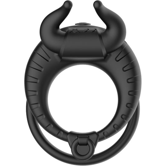 ARMONY - BULL'S PASION RING VIBRATOR 10 SNELHEDEN ZWART