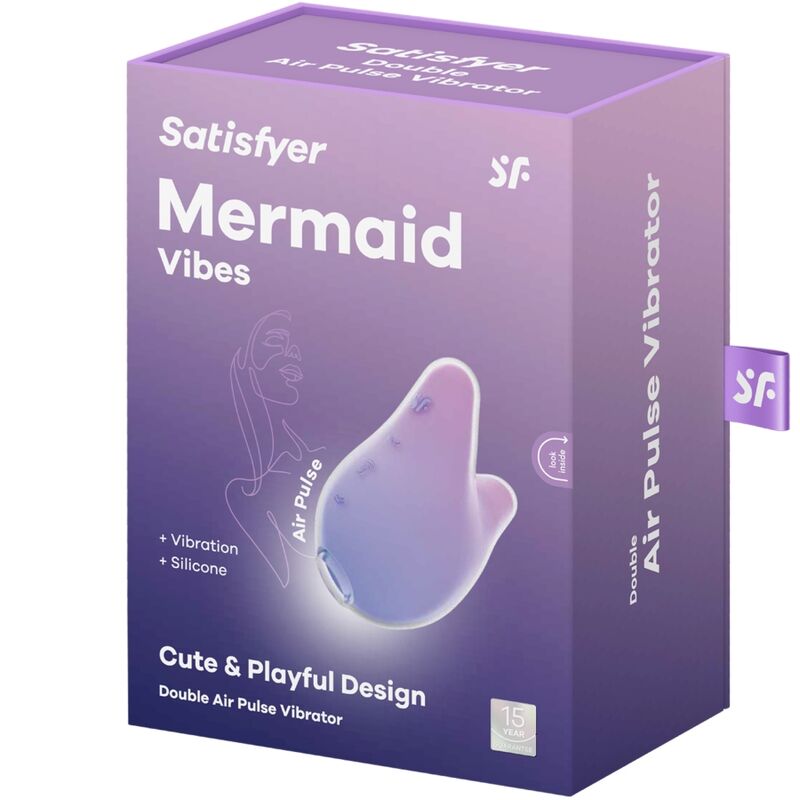 SATISFYER - MERMAID VIBES STIMULATOR & VIBRATOR PAARS EN ROZE